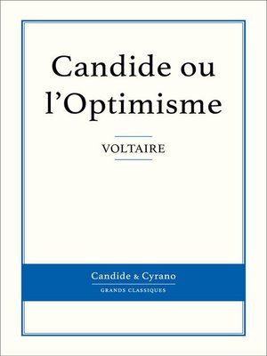 cover image of Candide ou l'Optimisme
